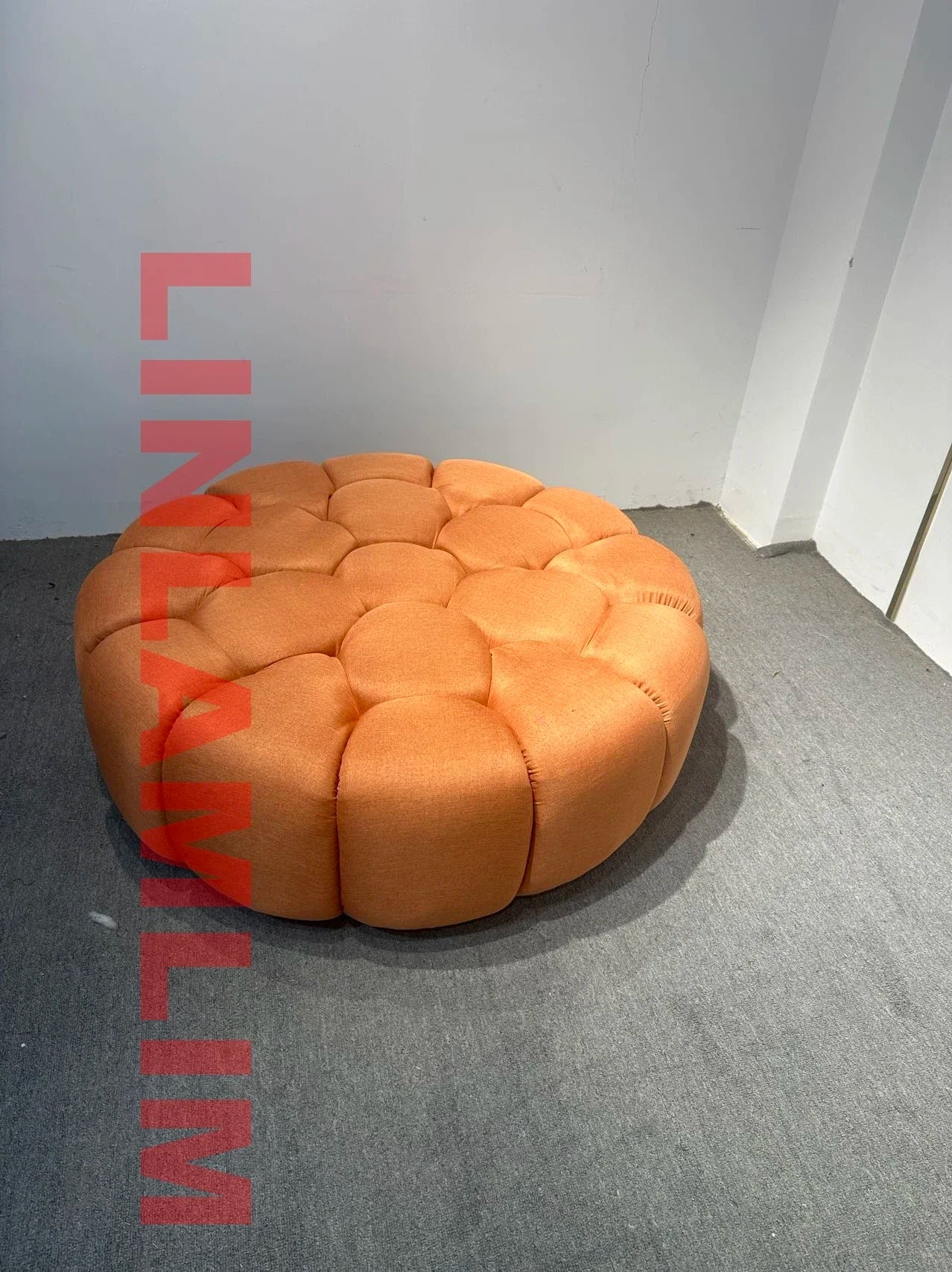 Modular Curved Cloud Sofa – Contemporary Fabric Sectional Couch