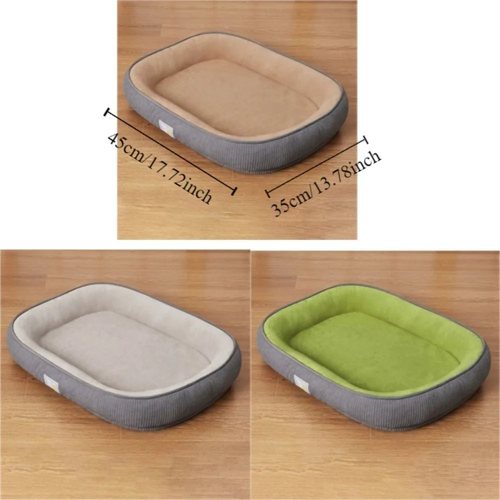 Pet Cushion Heighten Thickened Pet Bed Removable Comfortable Dog Sleeping Pad Wear Resistant Warm Pet Kennel for Cats and Dogs