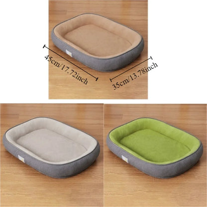 Pet Cushion Heighten Thickened Pet Bed Removable Comfortable Dog Sleeping Pad Wear Resistant Warm Pet Kennel for Cats and Dogs