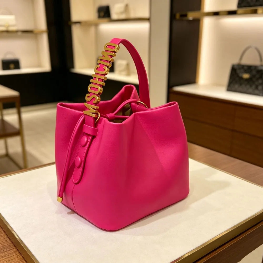 Women Woven Bucket Bag Crossbody Shoulder Tote Handbag Purse Basket Weaving Work Commuter Casual Style 2026 New