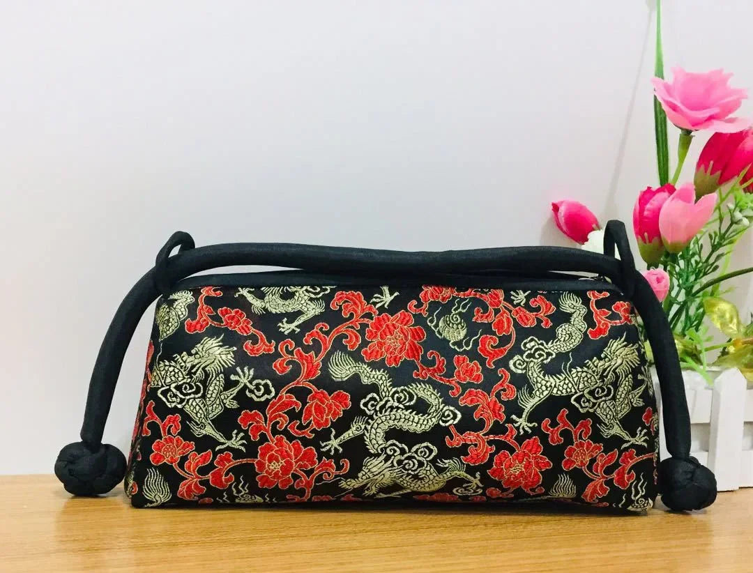 Fashion Luxury Cosplay Chinese Style Silk Bag Women Handbag Hand Embroidery Totes Cheongsam Female Cosplay Bags Clutch
