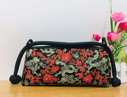 Fashion Luxury Cosplay Chinese Style Silk Bag Women Handbag Hand Embroidery Totes Cheongsam Female Cosplay Bags Clutch
