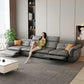 Modern L-Shaped Electric Recliner Sofa Bed – Italian Leather Sectional Couch