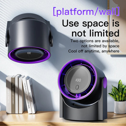 TINSOL Multi-function electric fan air circulator, wireless portable home silent ventilator desktop wall ceiling fan, air cooler