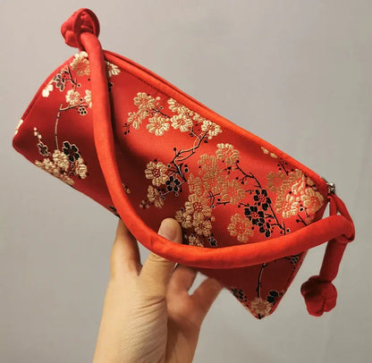 Fashion Luxury Cosplay Chinese Style Silk Bag Women Handbag Hand Embroidery Totes Cheongsam Female Cosplay Bags Clutch