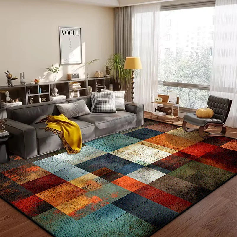Geometric Abstract Carpet Living Room Bedroom Carpet Large Area Rugs for Home Decoration Non-slip Sofa Custom Floor Mats 200x300