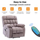 ComfortRise Electric Power Lift Recliner Chair with Massage, Heat & USB Charging - Manwatstore
