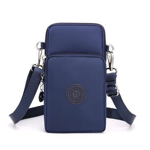 Small Crossbody Bags for Women Mini Mobile Phone Purses with Crossbody Strap Phone Purse Shoulder Bag Nylon Arm Bag