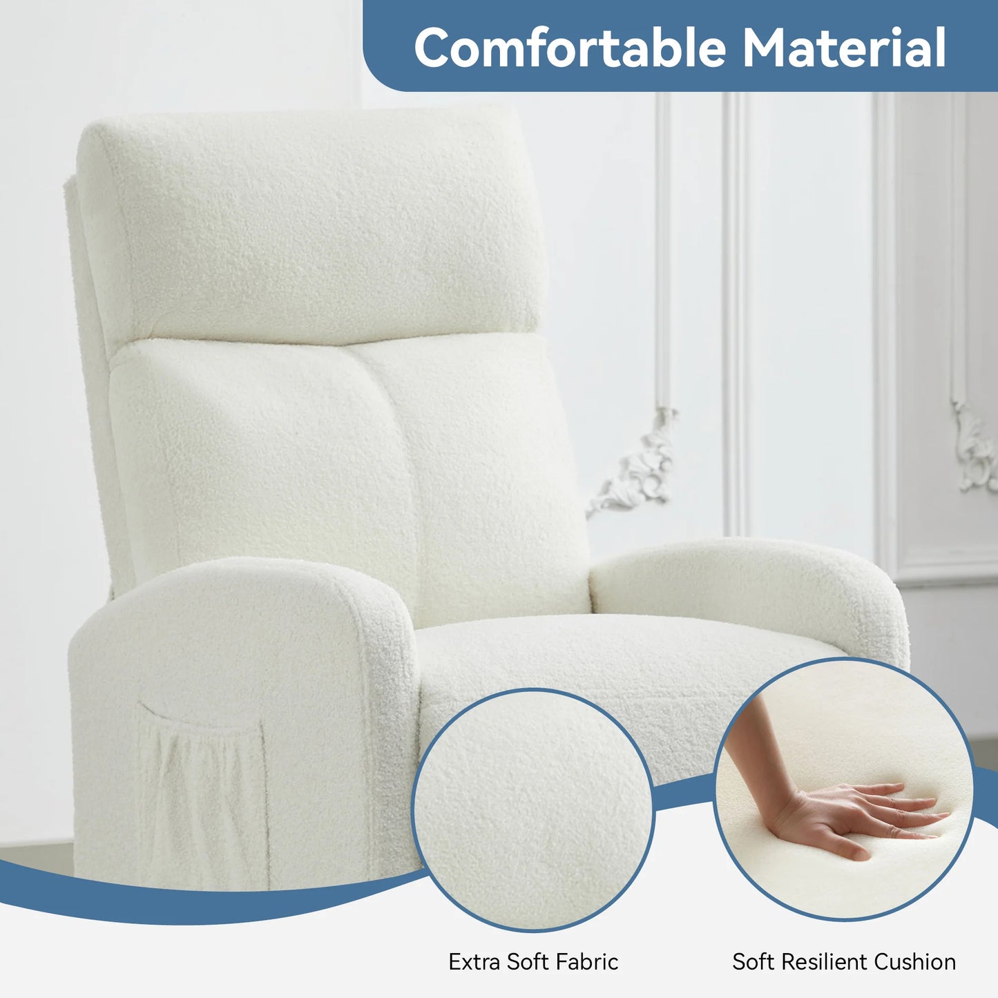 Relaxo Push-Back Recliner Chair with Lumbar Support & Adjustable Leg Rest - Manwatstore