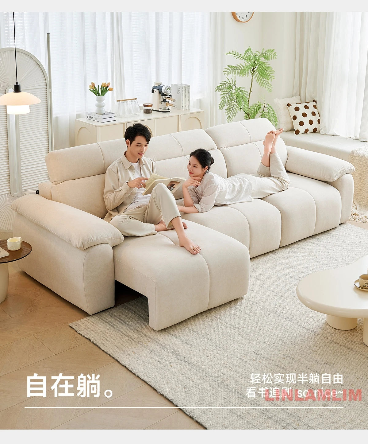 Modern Convertible Sofa Bed – Aesthetic Minimal Sofa Cum Bed