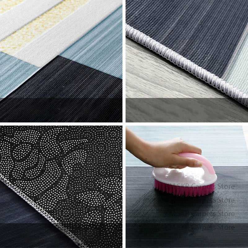 Corridor Carpet Long Hallway Area Rug Geometric Living Room Hall Carpets Kitchen Aisle Mat Room Decoration Floor Mats Alfombra