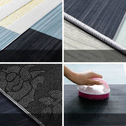 Corridor Carpet Long Hallway Area Rug Geometric Living Room Hall Carpets Kitchen Aisle Mat Room Decoration Floor Mats Alfombra