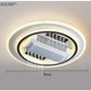 Luxury Bladeless Smart Ceiling Fan with Ambient LED Lighting