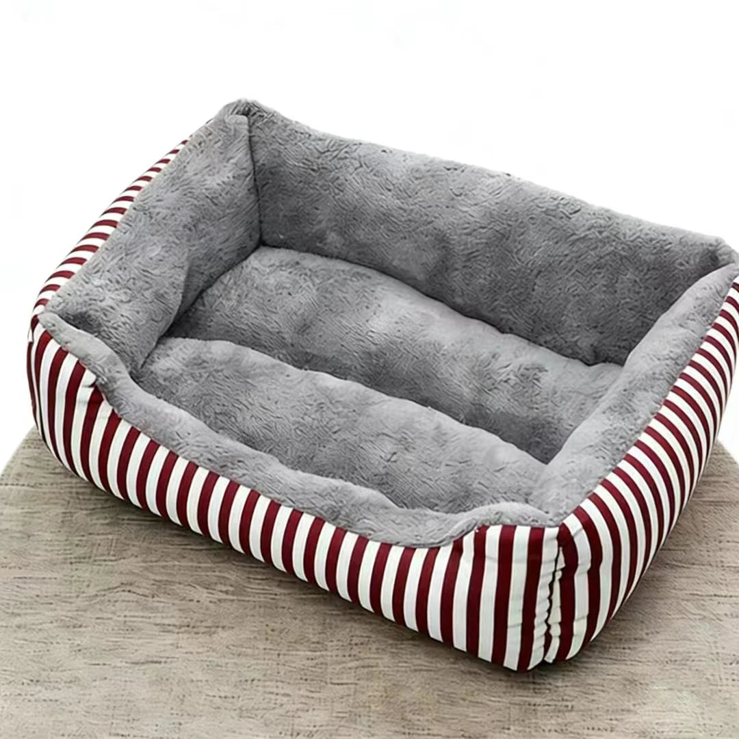 2023 Warm Soft Plush Pet Bed for Small Medium Large Dogs Round Cat Bed House Dogs Mat Dog Sleep Kennel Mat Cama Perro