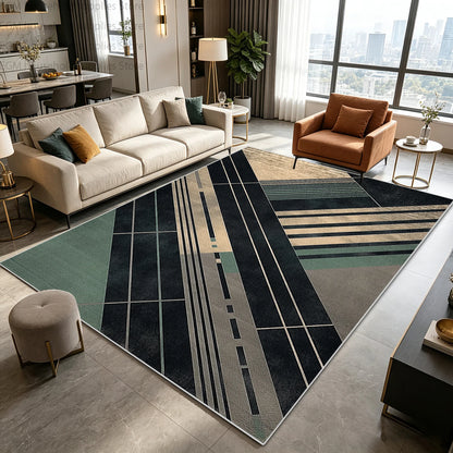 Modern Nordic Geometric Carpet for Living Room Large Area Rugs Bedroom Soft Easy Clean Non-slip Lint Free Washable Floor Mats
