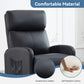 Relaxo Push-Back Recliner Chair with Lumbar Support & Adjustable Leg Rest - Manwatstore