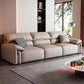 EliteLounge Electric Leather Sofa Bed with Adjustable Seating & Chaise - Manwatstore