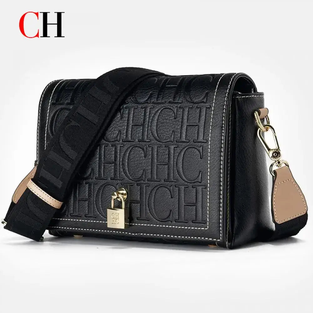 CH Fashion Design Crossbody Bag 2026 Solid Colour Accessories Buckle Luxury Brand Printed Head Bag Women&