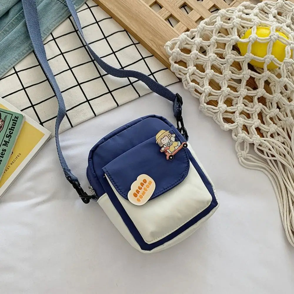 Girls Crossbody Purse Cute Crossbody Bag Nylon Little Purses Mini Shoulder Bags Wallets for Girls