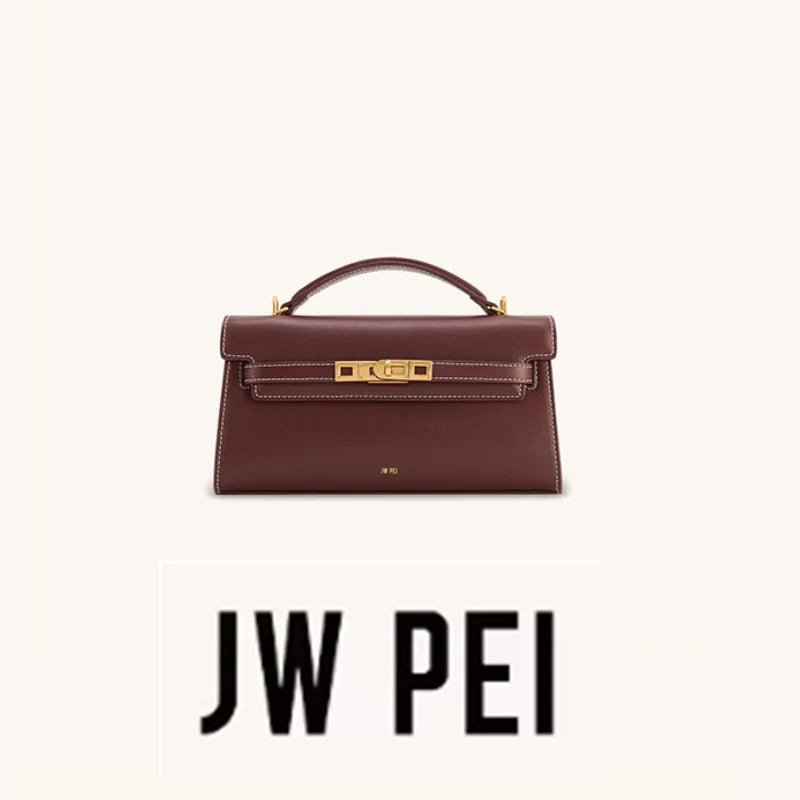 JW PEI handbag Noor crocodile pattern bag new high-end hand-held French crossbody bag women&