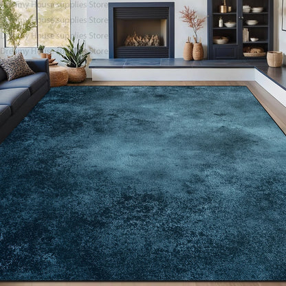 Modern Abstract Style Carpet for Living Room Ins Decoration Home Fluffy Soft Large Area Rugs Bedroom Bathroom Non-slip Foot Mat