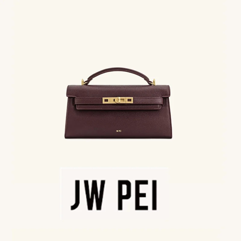 JW PEI handbag Noor crocodile pattern bag new high-end hand-held French crossbody bag women&