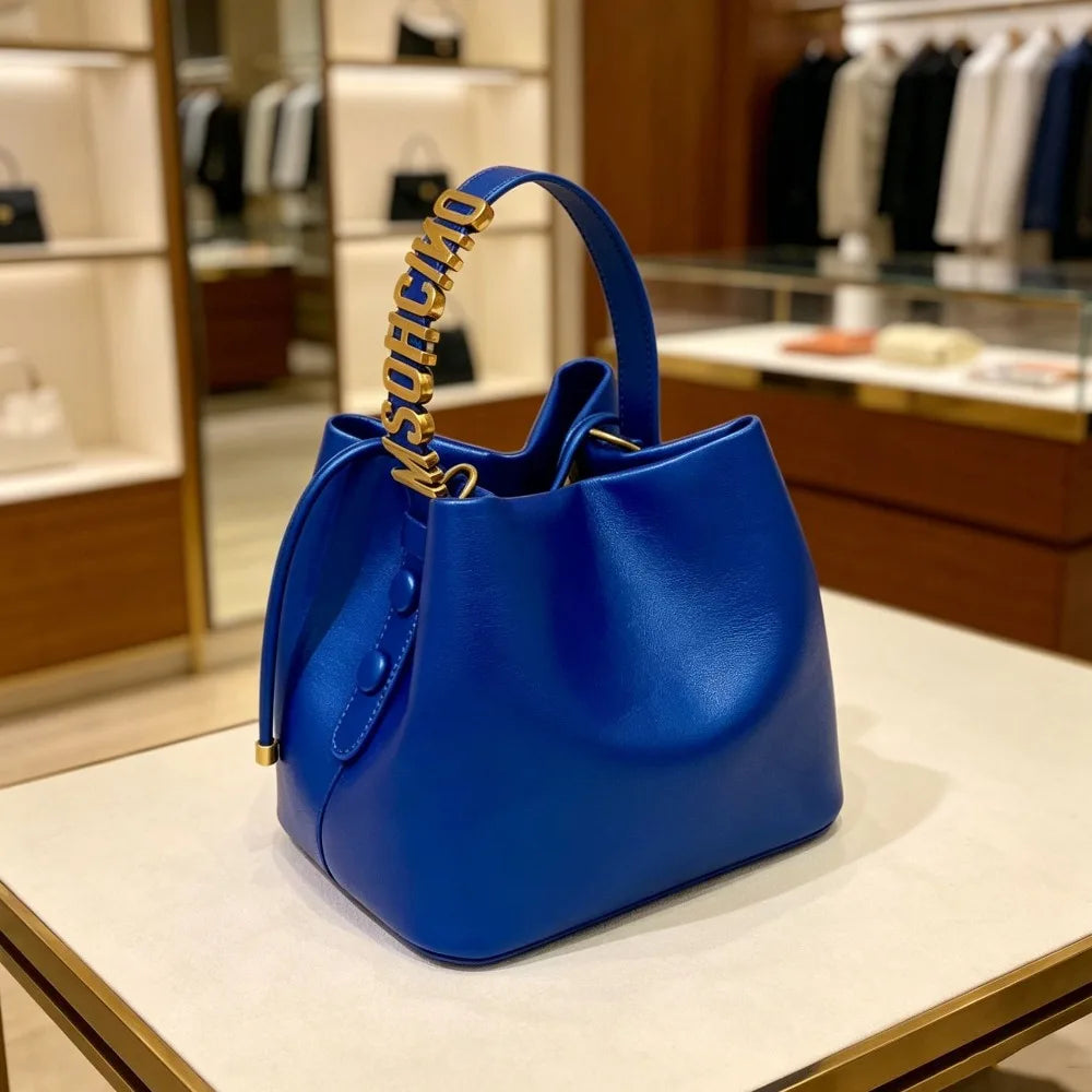 Women Woven Bucket Bag Crossbody Shoulder Tote Handbag Purse Basket Weaving Work Commuter Casual Style 2026 New