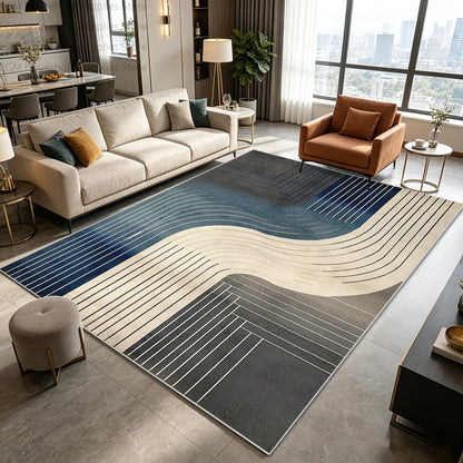 Modern Nordic Geometric Carpet for Living Room Large Area Rugs Bedroom Soft Easy Clean Non-slip Lint Free Washable Floor Mats