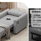 3-in-1 Convertible Sofa Bed with USB & Type-C | Single Pull-Out Sleeper Chair