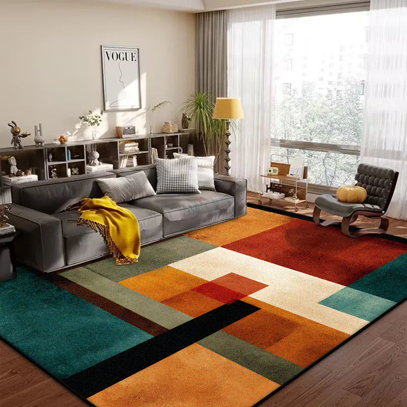 Geometric Abstract Carpet Living Room Bedroom Carpet Large Area Rugs for Home Decoration Non-slip Sofa Custom Floor Mats 200x300