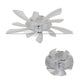 Modern LED Ceiling Fan with Remote Control, 6 Speeds & 3 Colour Temperatures