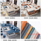 Modern Tech Fabric Sectional Sofa Set with Chaise Lounge, Bluetooth Speakers & USB Charging Ports