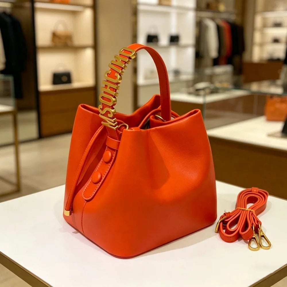 Women Woven Bucket Bag Crossbody Shoulder Tote Handbag Purse Basket Weaving Work Commuter Casual Style 2026 New