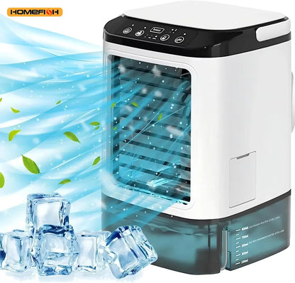 HOMEFISH Small Home-use Quiet Desktop Humidifier Cold Fan Spray Refrigeration Portable USB Electric Fan