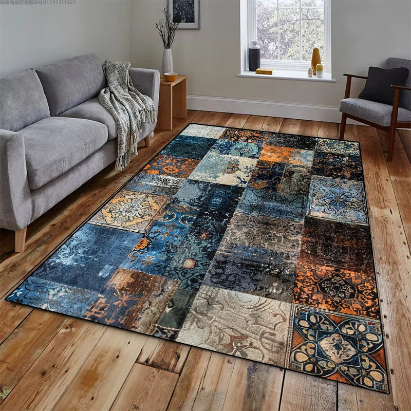 Geometric Carpet Living Room 200x300 Bedroom Carpet Large Area Rugs for Home Decoration Abstract Non-slip Sofa Custom Floor Mats