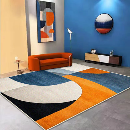 Modern Large Living Room Carpet Decoration Bedroom Washable Geometric Large Area Rugs Non-slip Area Rug Coffee Tables Mat