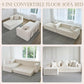 Modular L-Shape Sofa Bed – Corduroy Cloud Corner Couch