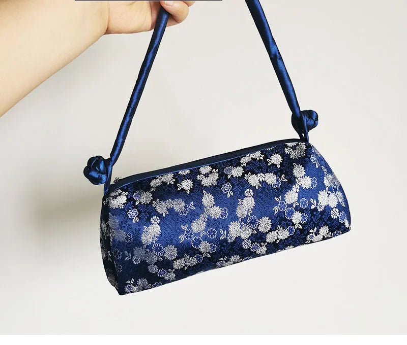 Fashion Luxury Cosplay Chinese Style Silk Bag Women Handbag Hand Embroidery Totes Cheongsam Female Cosplay Bags Clutch