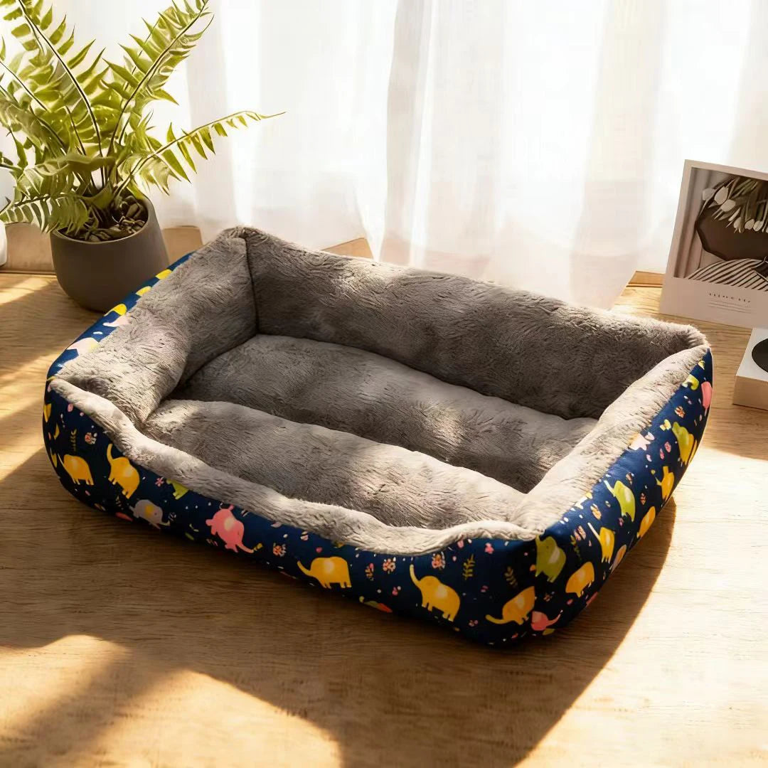 2023 Warm Soft Plush Pet Bed for Small Medium Large Dogs Round Cat Bed House Dogs Mat Dog Sleep Kennel Mat Cama Perro