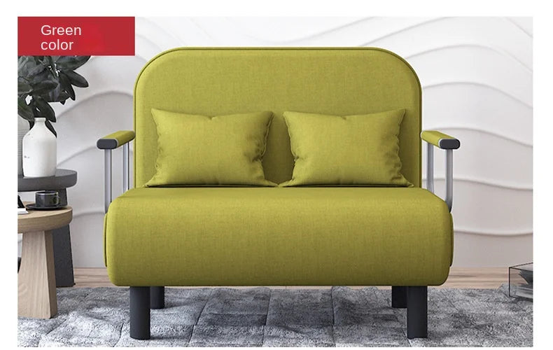 Modern Grey Sofa Bed – Folding Recliner for Small Apartments