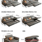 Modern L-Shaped Electric Recliner Sofa Bed – Italian Leather Sectional Couch