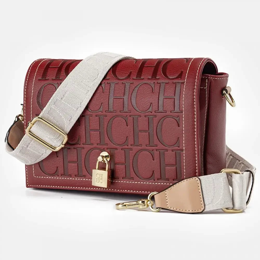 CH Fashion Design Crossbody Bag 2026 Solid Colour Accessories Buckle Luxury Brand Printed Head Bag Women&