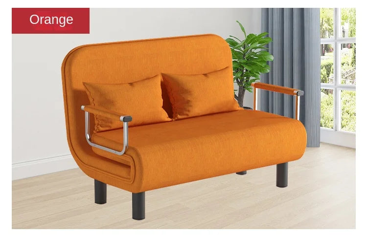 Modern Grey Sofa Bed – Folding Recliner for Small Apartments