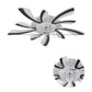 Modern LED Ceiling Fan with Remote Control, 6 Speeds & 3 Colour Temperatures