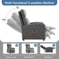 Relaxo Push-Back Recliner Chair with Lumbar Support & Adjustable Leg Rest - Manwatstore