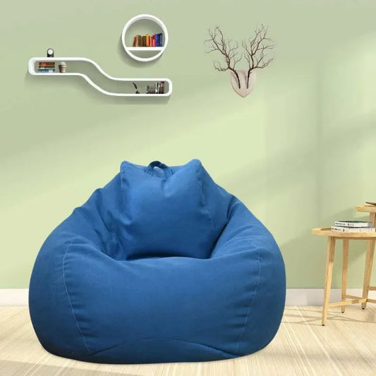 Cross-border Explosion Lazy Sofa Cover Without Filler Cloth Cover Tatami Only Water Drop Bean Bag Single Sofa