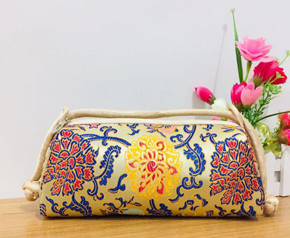 Fashion Luxury Cosplay Chinese Style Silk Bag Women Handbag Hand Embroidery Totes Cheongsam Female Cosplay Bags Clutch