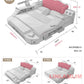 Luxury Smart Storage Bed with USB & Speakers