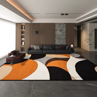 Modern American Style Carpet for Living Room Decoration Bedroom Bedside Large Area Rug Home Entrance Antiskid Absorbent Bath Mat