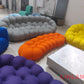 Modular Curved Cloud Sofa – Contemporary Fabric Sectional Couch